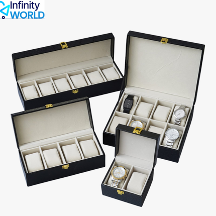 8 Slot Leatherite Watch Organiser (10040)