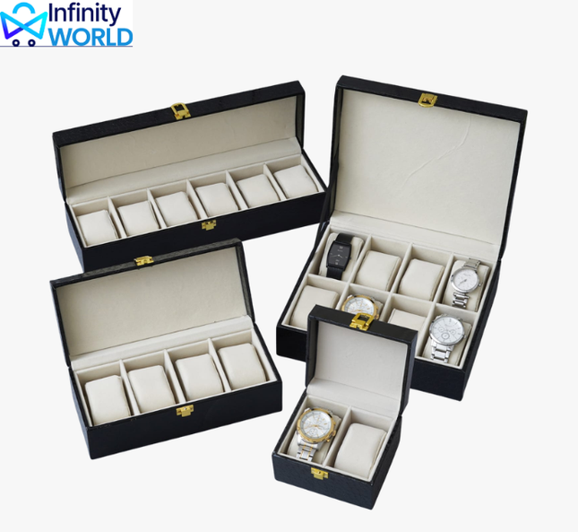 6 Slot Leatherite Watch Organiser (10039)