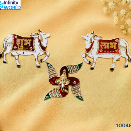 Cow Shubh Labh And Swastik (10048)