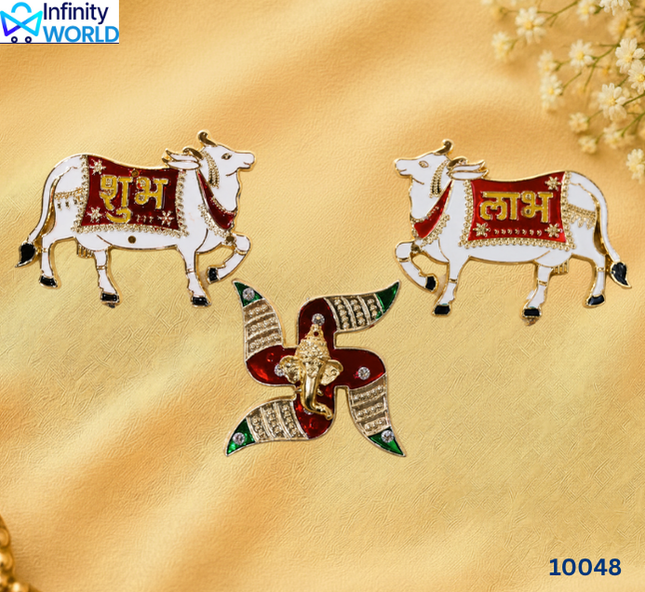 Cow Shubh Labh And Swastik (10048)