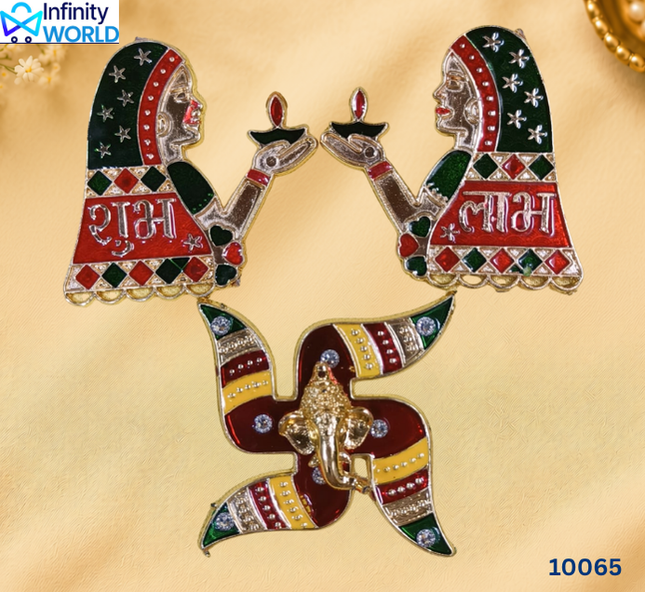 Lady Shubh Labh And Swastik (10065)
