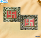 Laser Cut Golden Swastik (10069)
