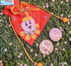 Orange Baby Coin Pouch - (10091)