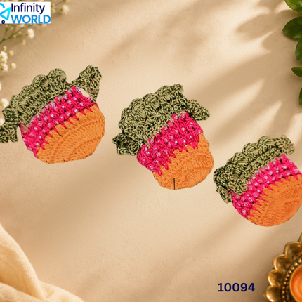 Tricolour Coin Pouch (Set Of 3) - (10094)