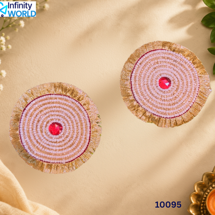 Moti Round Coin Pouch (Set Of 2) - (10095)