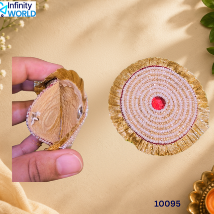 Moti Round Coin Pouch (Set Of 2) - (10095)
