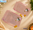 Brown Jute Potli - (10101)