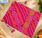Pink Leheriya Potli - (10118)