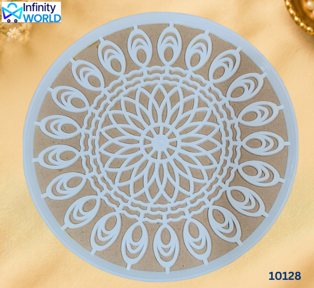 Rangoli Plate - Mandala - 10" (10128)