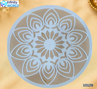 Rangoli Plate - Flower Leaf  - 10