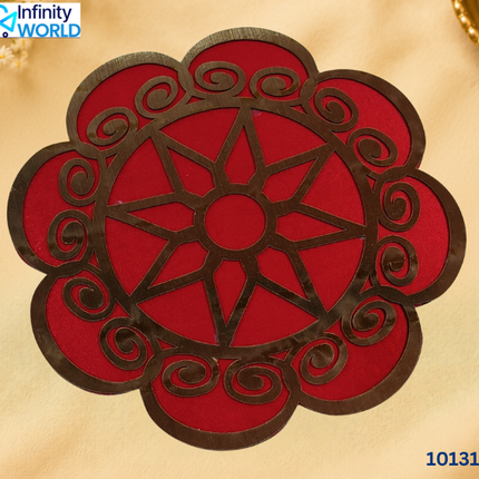 Rangoli - Red - 12" (10131)
