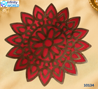 Rangoli - Red Flower - 12
