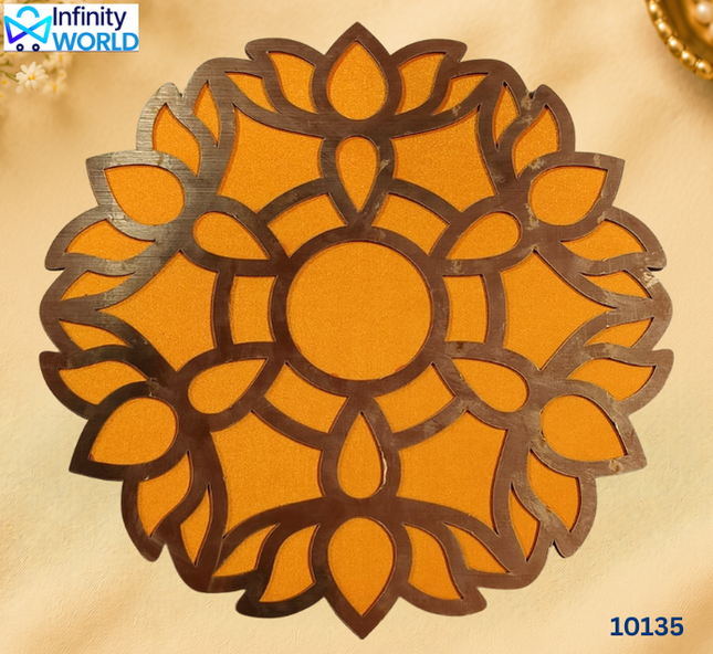 Rangoli  - Yellow - 12" (10135)