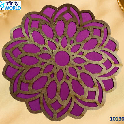 Rangoli - Pink - 12" (10136)