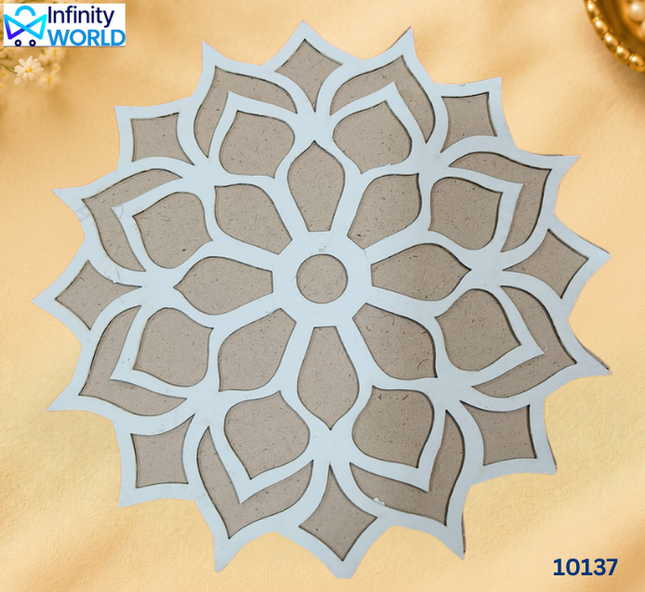Rangoli Plate - Flower (10137)