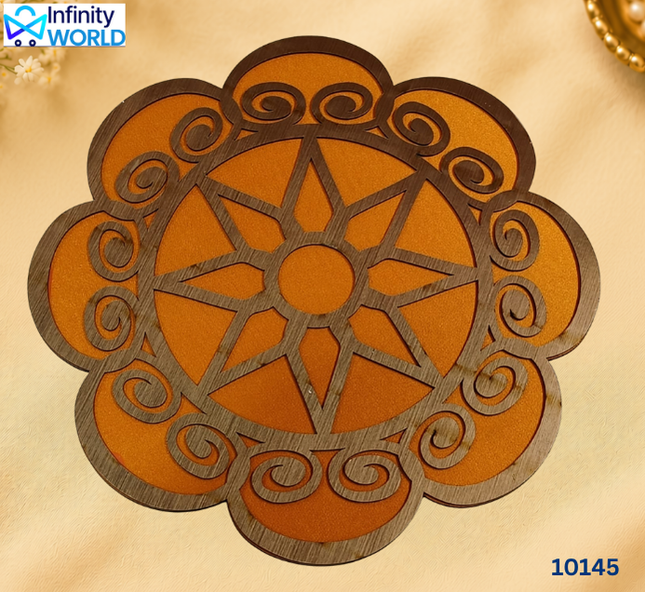 Rangoli - Yellow - 12" (10145)