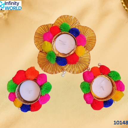 Rangoli - Gota Flower - Small (10148)