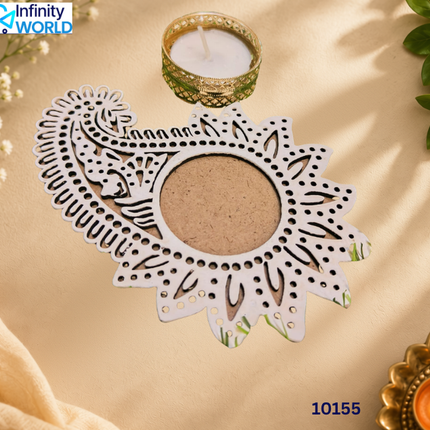 Kairi Design Mdf Tealight Candle Holder - (10155)