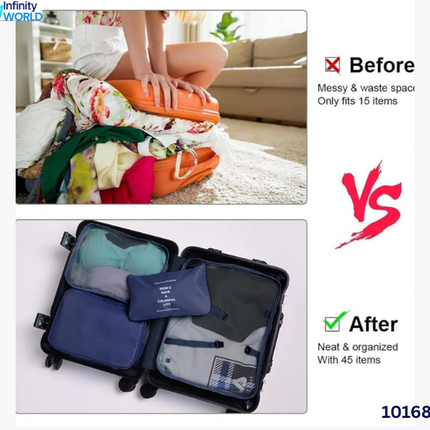 8 Piece Travelling Organiser - (10168)