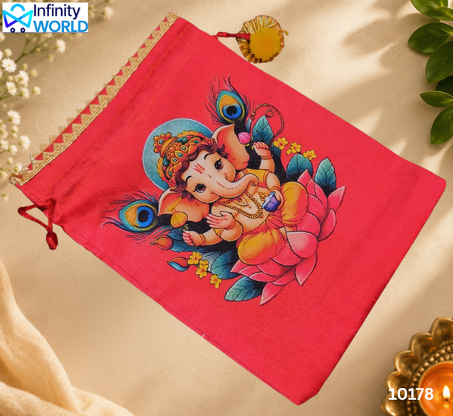 Ganeshji Potli (Set Of 10 Pieces) - (10178)