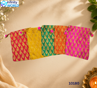 Brocade Multicolour Potli (Set Of 10) - (10180)