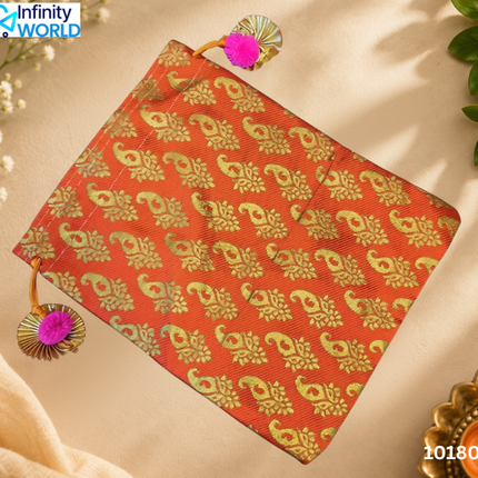 Brocade Multicolour Potli (Set Of 10) - (10180)