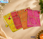 Bandhej Checks Potli (Set Of 10) - (10181)
