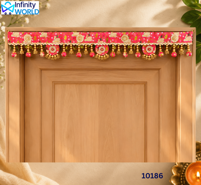 Red Pichwai Bandarwar - (10186) – Infinity World