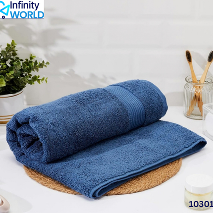 Navy Blue Towel - (10301)