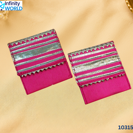 Pink Square Gota Envelope (Set Of 4) - (10315)