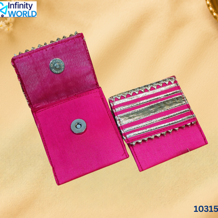 Pink Square Gota Envelope (Set Of 4) - (10315)