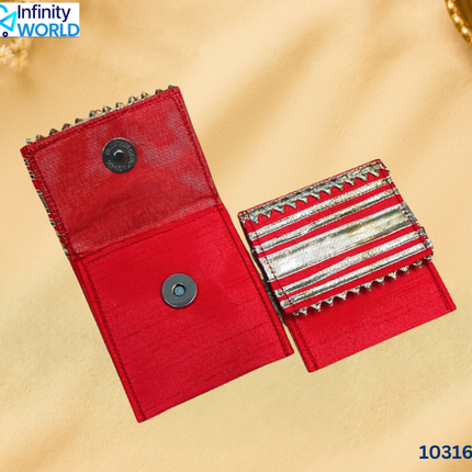 Red Square Gota Envelope (Set Of 4) - (10316)