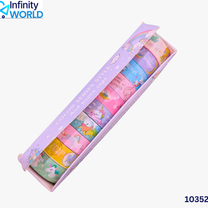 Printed Unicorn Tape - (10352)
