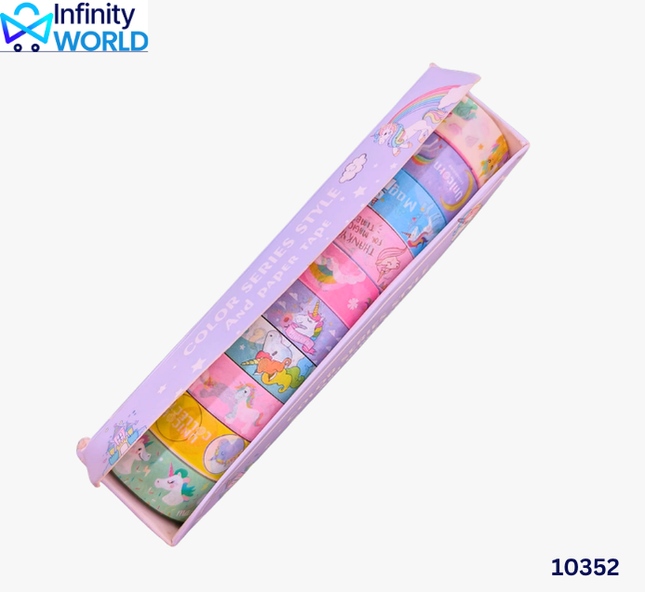 Printed Unicorn Tape - (10352)