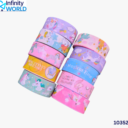 Printed Unicorn Tape - (10352)