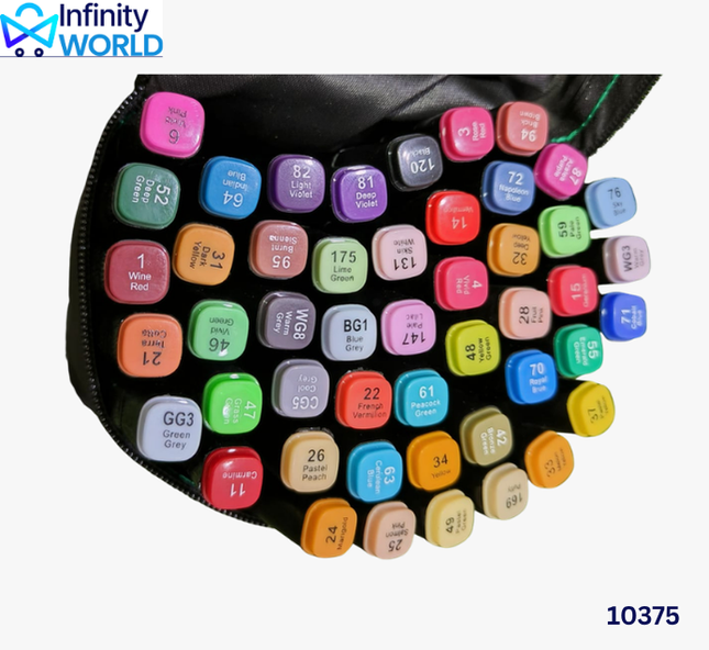 48 Pieces Twin Marker Set - (10375)