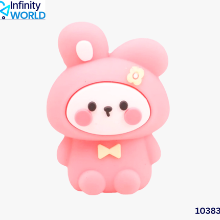 Pink Rabbit Sharpener (Set Of 5) - (10383)
