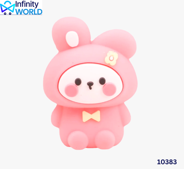 Pink Rabbit Sharpener (Set Of 5) - (10383)
