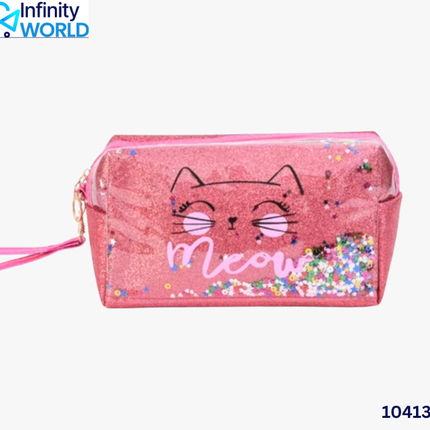 Meow Glitter Pouch - (10413)