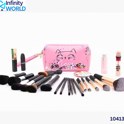 Meow Glitter Pouch - (10413)