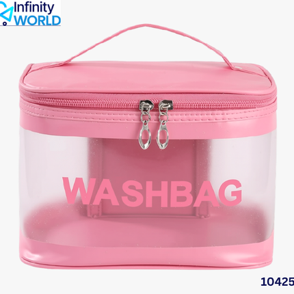 Transparent Washbag Vanity Organiser - (10425)