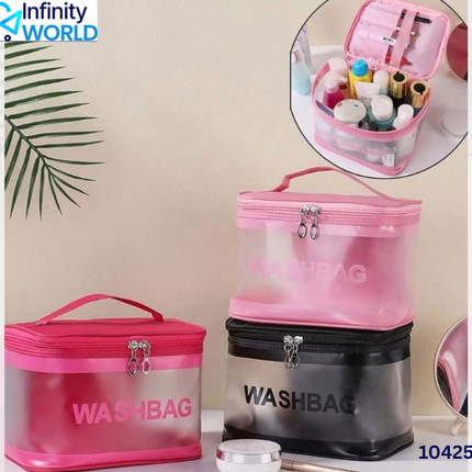Transparent Washbag Vanity Organiser - (10425)
