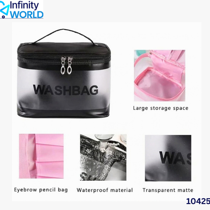 Transparent Washbag Vanity Organiser - (10425)