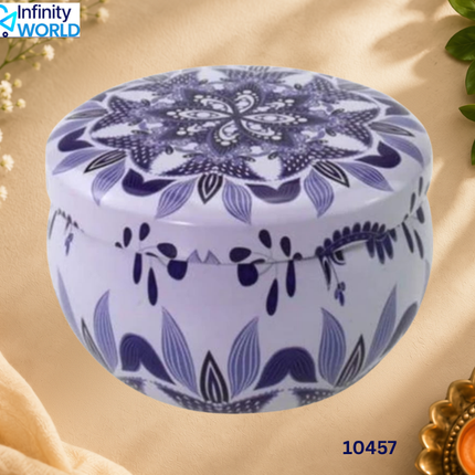 Mandala Tin Scented Candle - (10457)
