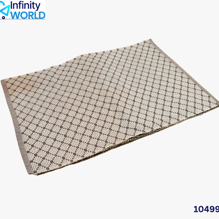 Grey Checks Dining Mat Set - (10499)