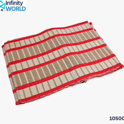 Red Beige Dining Mat Set - (10500)