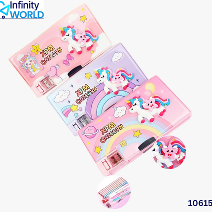 Unicorn Motif Pencil Box - (10615)