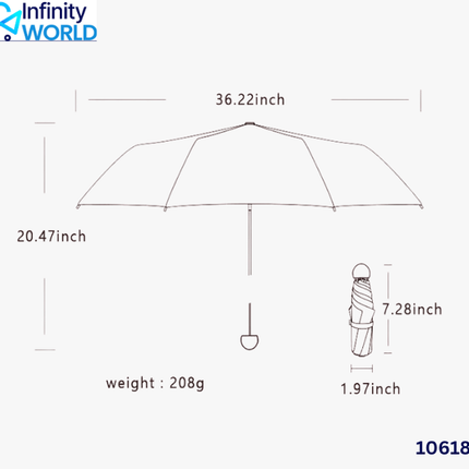 Mini Umbrella - (10618)