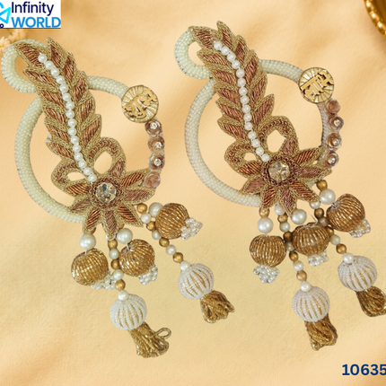 Shubh Labh - White Golden Buti (10635)