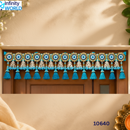 Blue Evil Eye Bandarwar - (10640)
